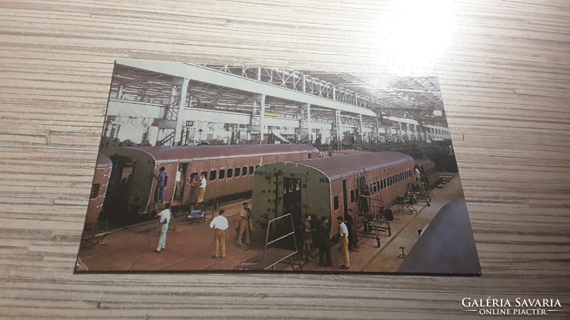 India- a factory making railway cars.