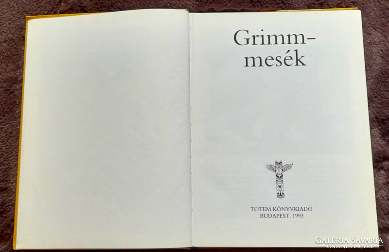 Régi Grimm mesék mesekönyv 1993