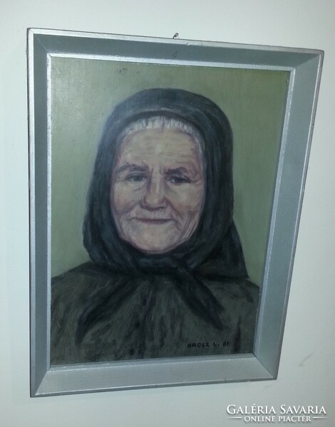 Portrait of Russian aunt László-Terka