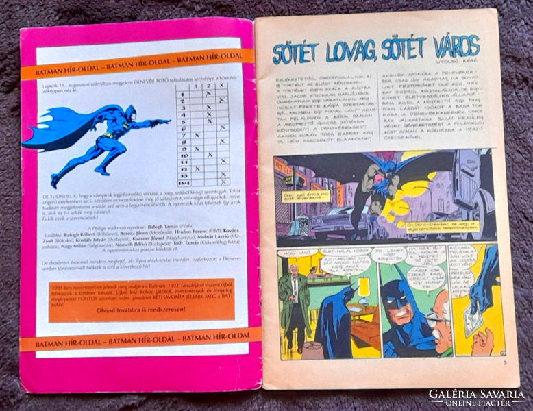 Retro Batman képregény 1991/9. 21.szám