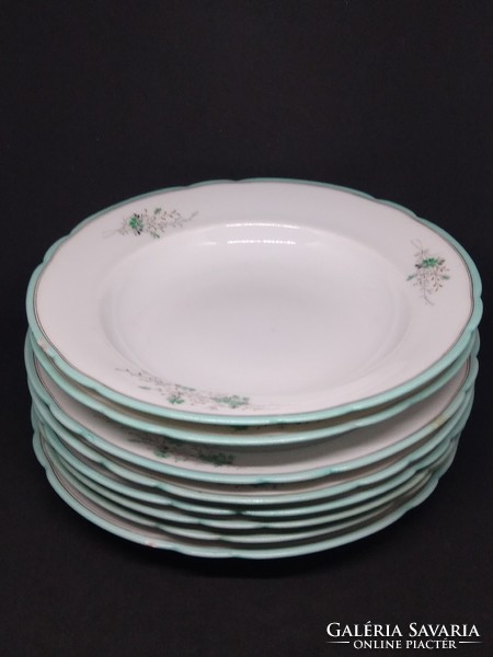 Hüttl hand-painted plates