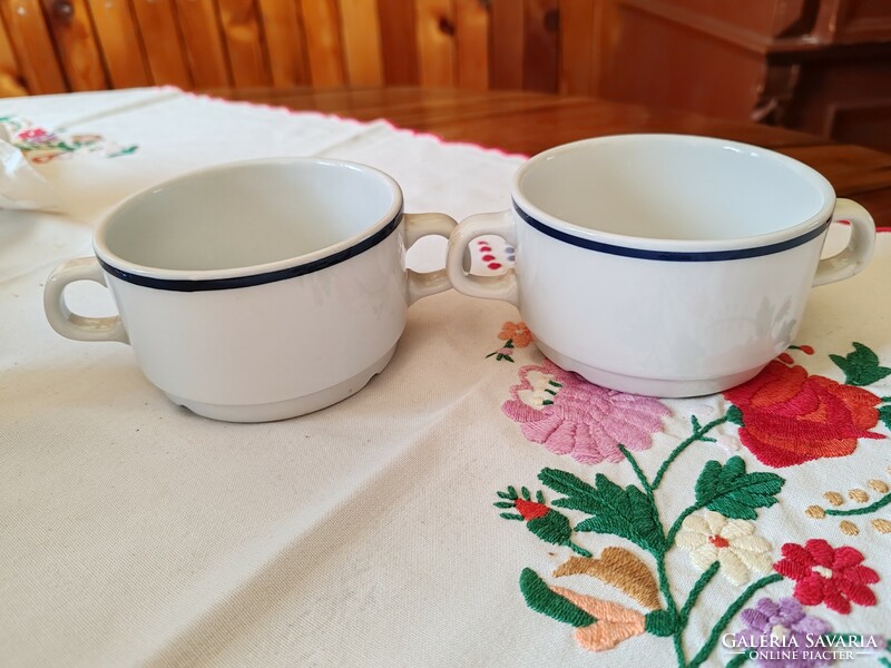 Alföldi porcelán leveses, teás csésze, menzás bögre