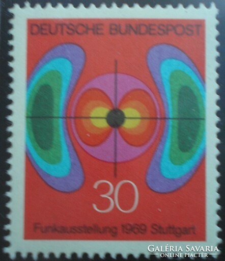 N599 / Németország 1969 Rádió és Televízió Kiállítás bélyeg postatiszta