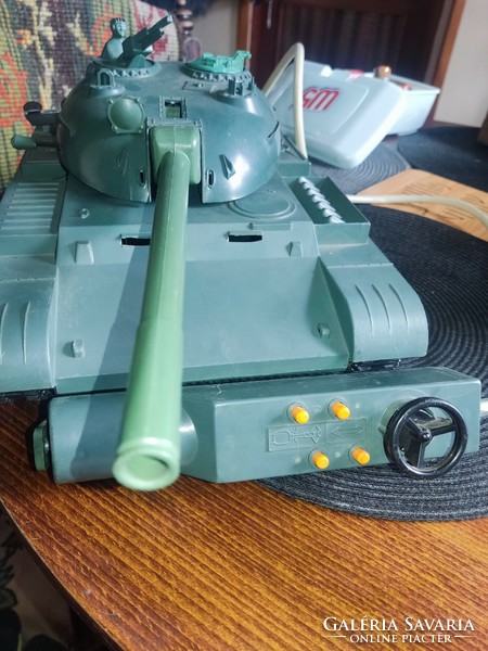 Retro remote control Russian tank
