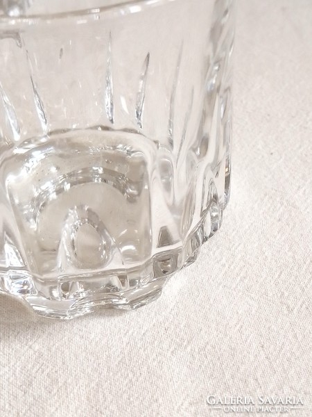 Hat darabos retro vintage BETA boros whiskey whisky vizes üveg pohár készlet használatlan