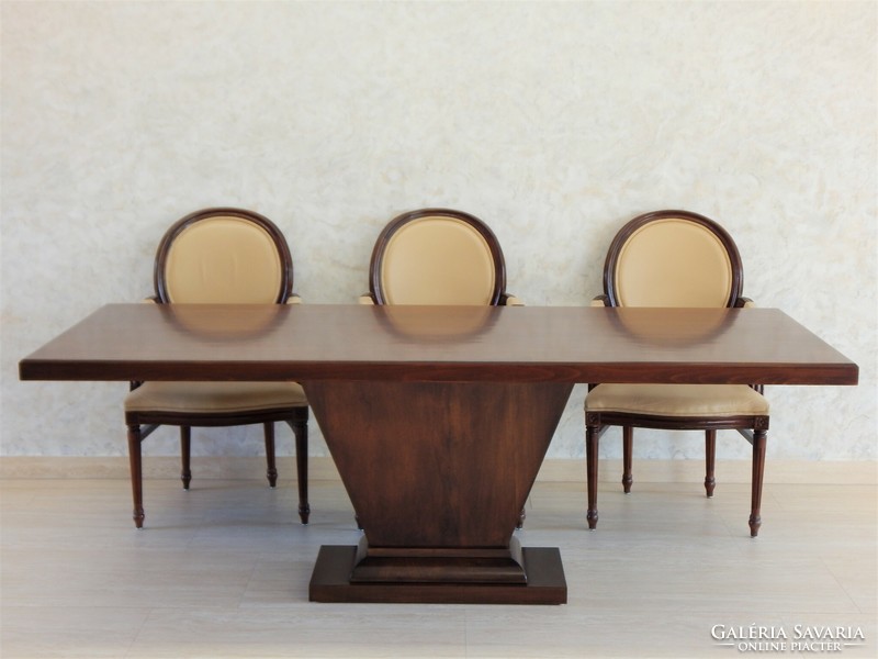 Art deco 8-person dining table-meeting table [c-01]