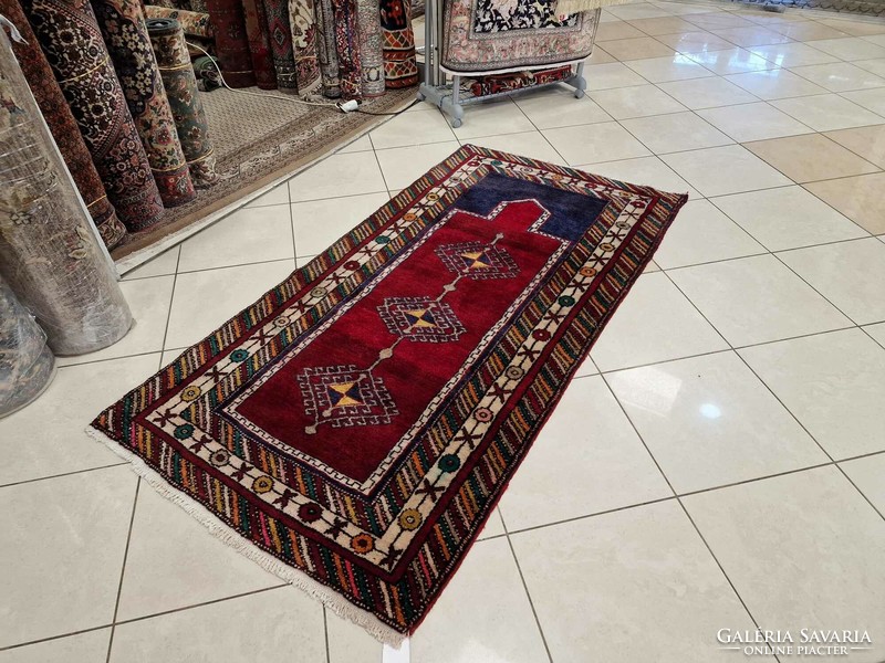 Szép100x200 kézi csomózású gyapjú perzsa szőnyeg, faliszőnyeg  BFZ621