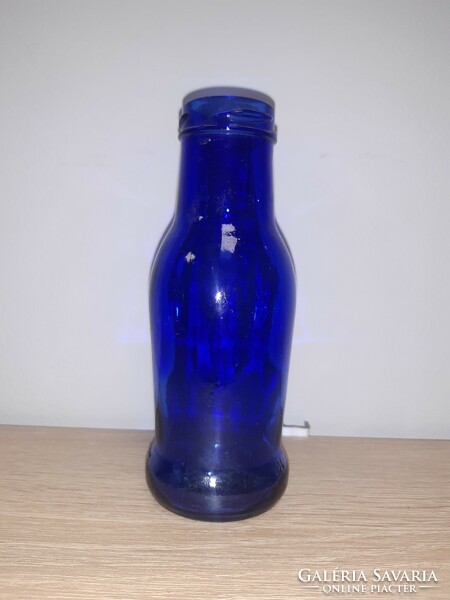 Régi kék (patika?) üveg