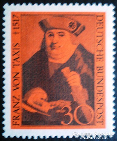 N535 / Németország 1967 Franz von taxis bélyeg postatiszta