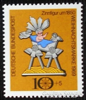 N610 / Németország 1969 Karácsony bélyeg postatiszta
