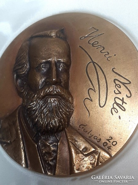 Henri nestlé bronze commemorative plaque goulash sign 10 cm
