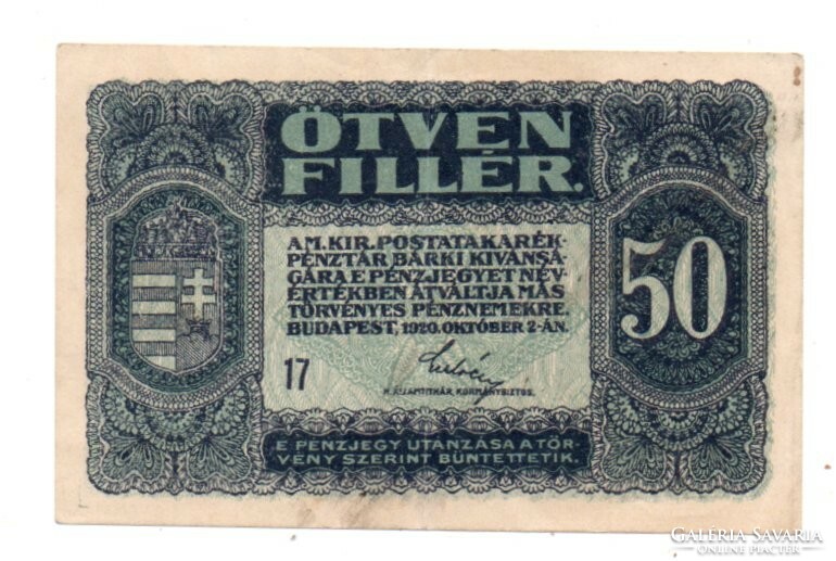 50 Filler 1920