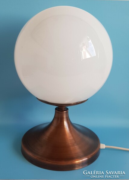 Iparművészeti retro gömb asztali lámpa 40cm