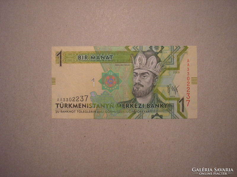 Turkmenistan - 1 manat 2009 oz