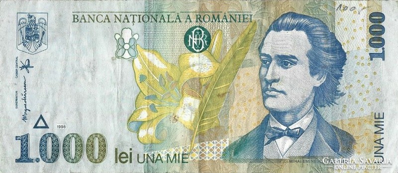 1000 Lei 1998 Romania 4.