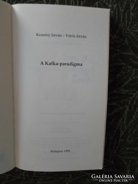 István the Kemeny – István the Red: the Kafka paradigm (szépilom könymőhely, 1993)