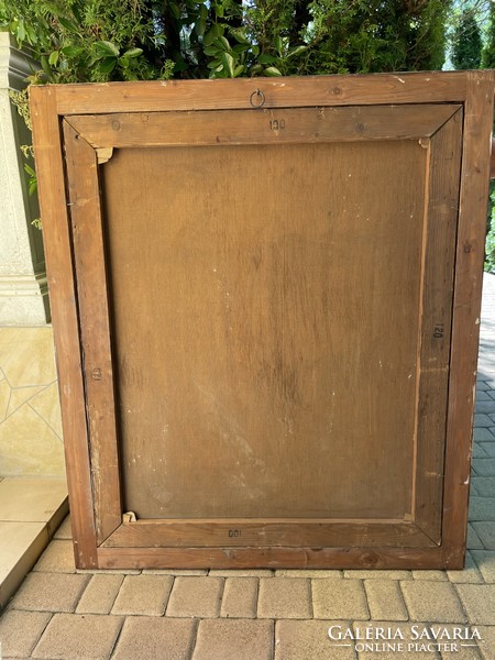 PAPP EMIL:HATALMAS CSODÁLATOS FESTMÉNYE   136x116cm!!!