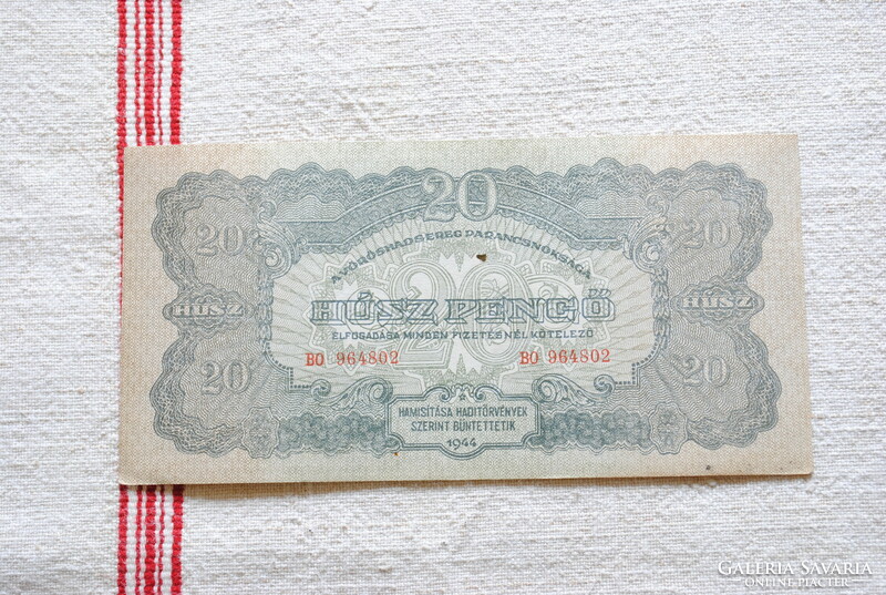 20 Pengő Vöröshadsereg (BO 964802) 1944 VF-
