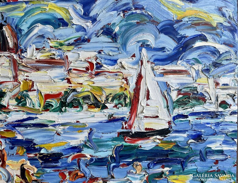 Medgyessy-Kovács Gyula Cote d’ Azur, nagy méret!