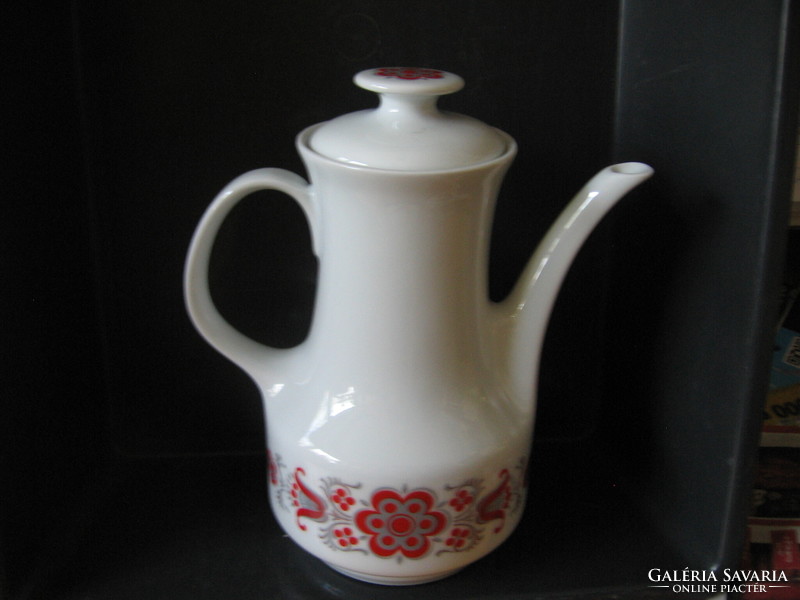 Retro floral Bareuther Waldsassen Bavarian tea, coffee pot, jug