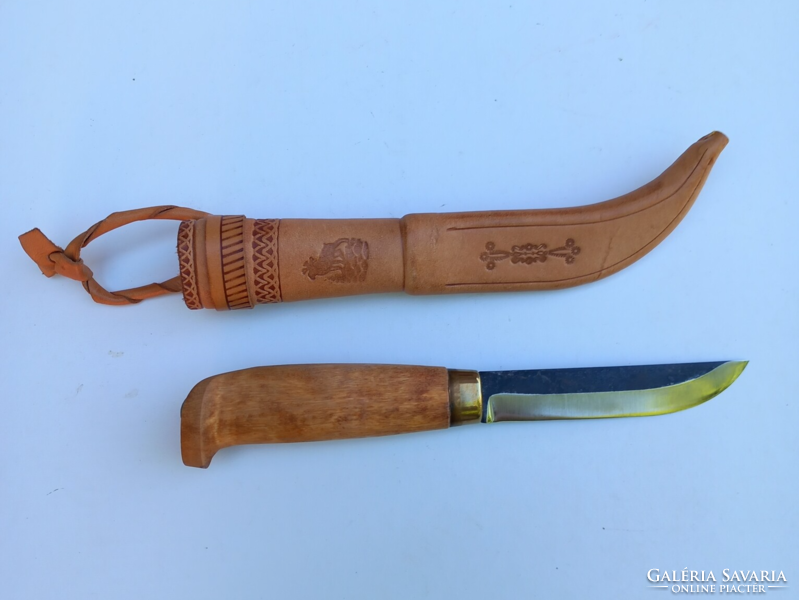 Finnish puukko hunting knife.
