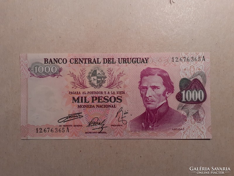 Uruguay - 1000 Pesos 1974 UNC