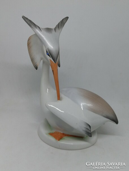 Aquincum porcelain art deco bird!