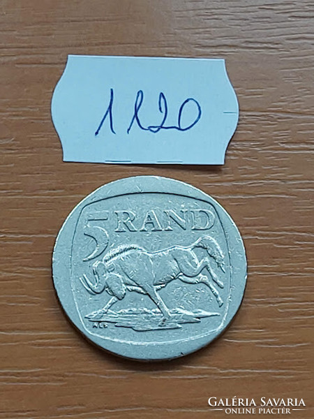 South Africa 5 Rand 1994 Nickel Plated Brass 1120