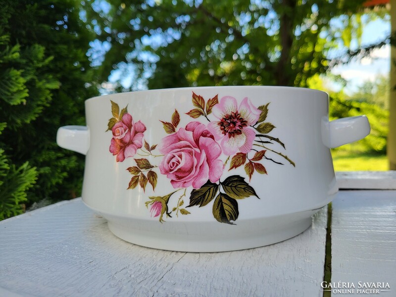 Alföldi porcelain_pink soup bowl without lid