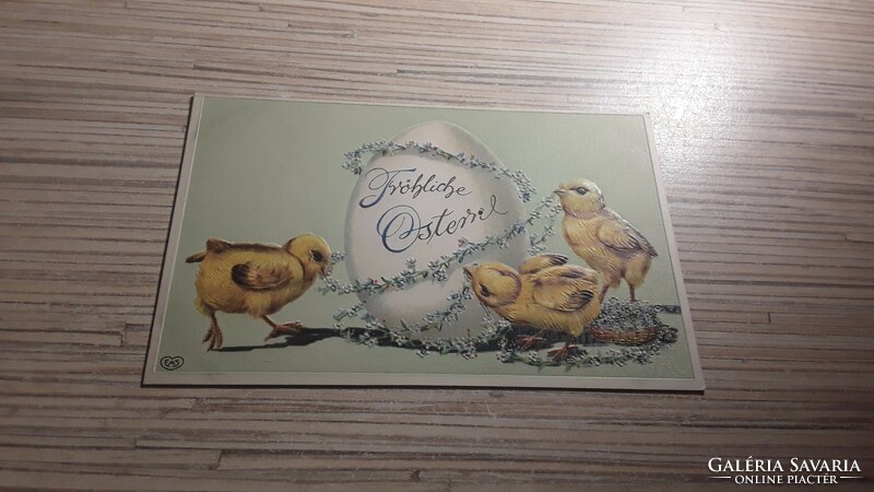 Antique embossed Easter greeting card.