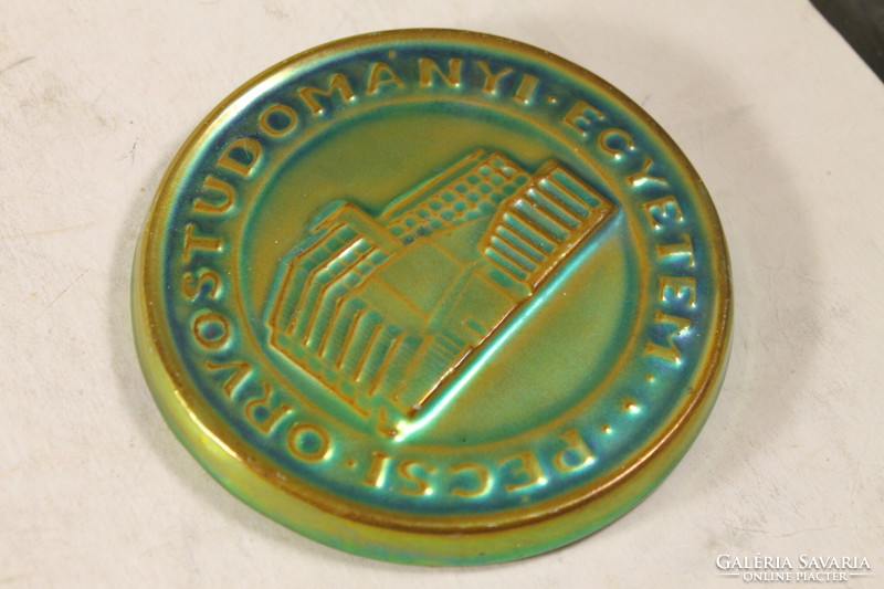 Zsolnay eosin plaque 921