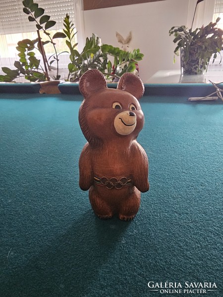 Misa bear Olympic mascot ceramic figure
