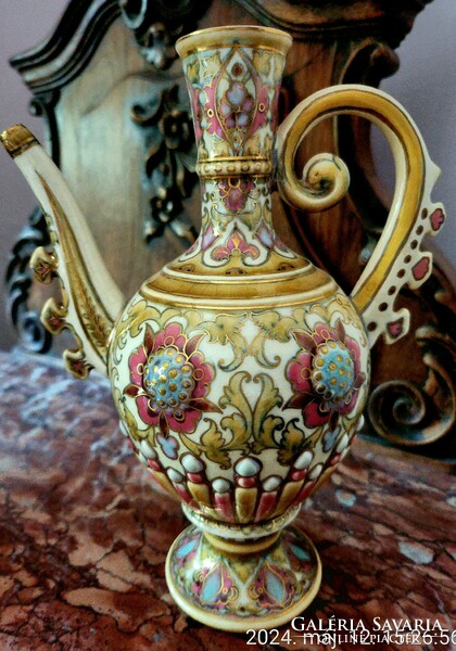 Zsolnay Persian decorated jug