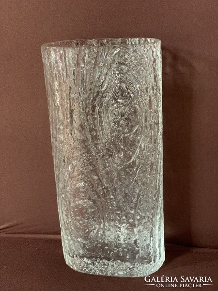 Probably a Czech glass vase