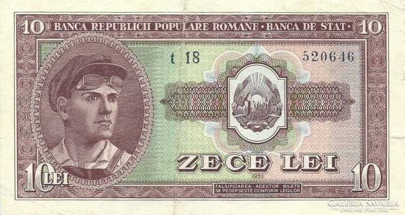 100 Lei 1952 Romania 2. Rare