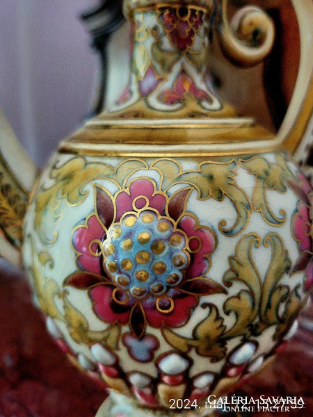 Zsolnay Persian decorated jug