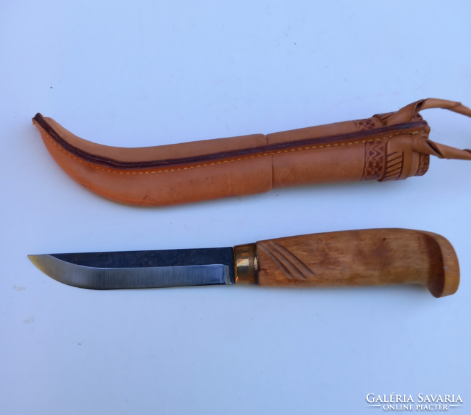 Finnish puukko hunting knife.