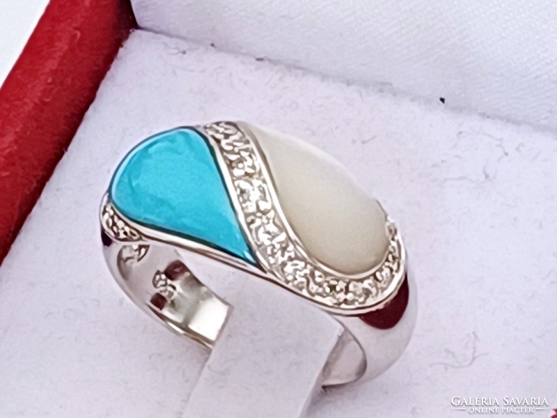 Women's silver ring for Evelin Nora