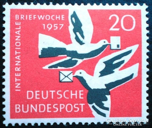 N276 / Németország 1957 Levelező hét bélyeg postatiszta