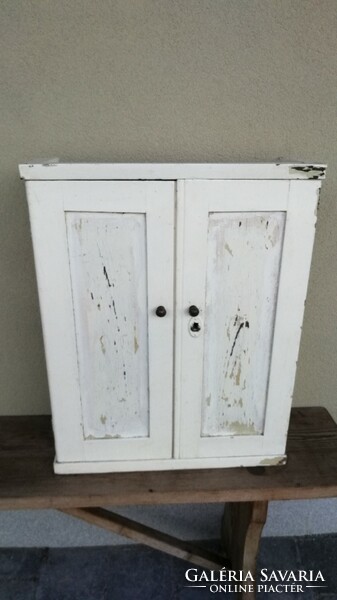 Pine wall cabinet, small furniture