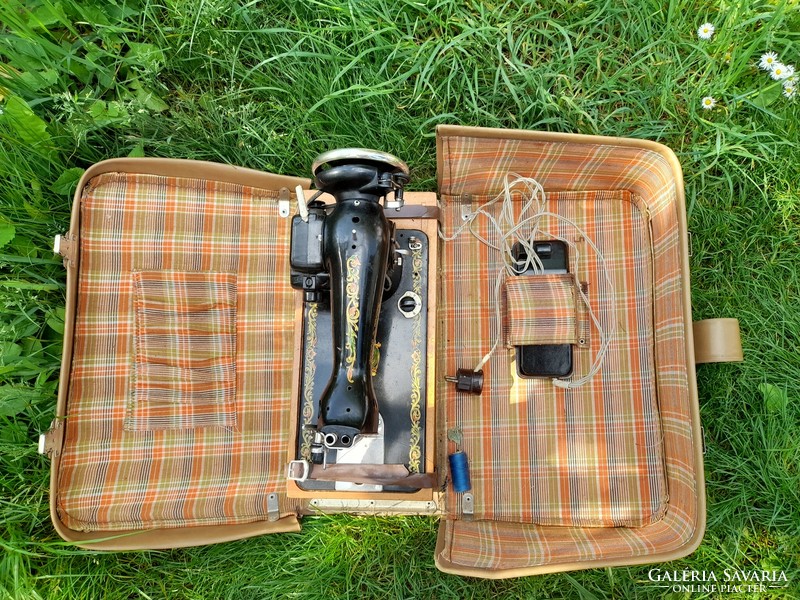 Old Soviet Union electric bag sewing machine
