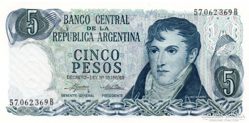 5 Peso   Argentína