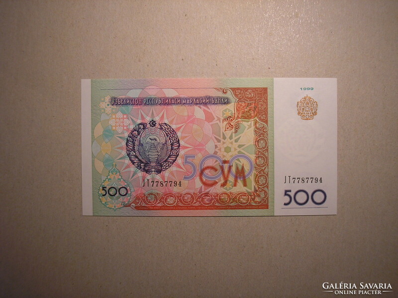 Üzbegisztán - 500 Szom 1999 UNC