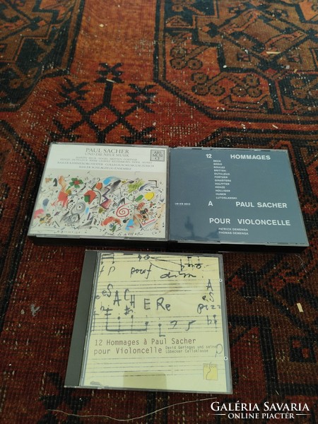 Paul Sacher komolyzenei CD ritkaság  3 db