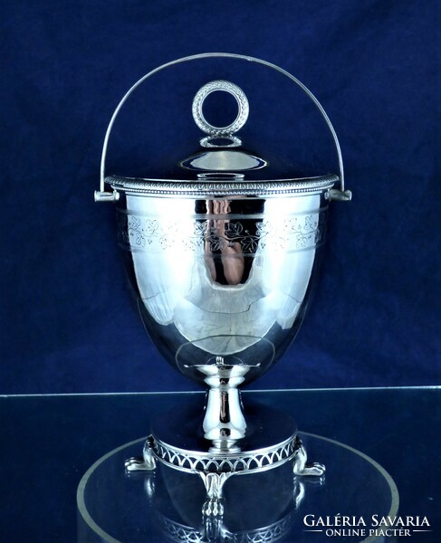 Dazzling, antique silver sugar urn, Paris, 1798!!!