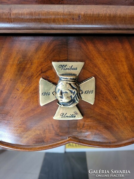 Antique Viennese roll-up desk