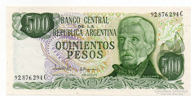 500 Peso   Argentína