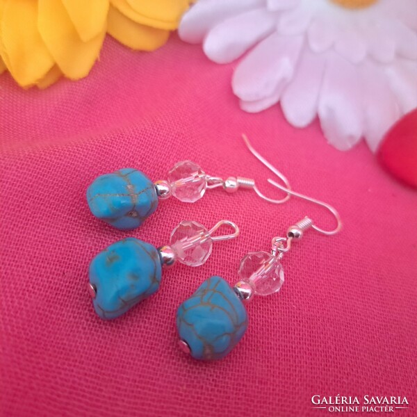 Turquoise and crystal are stones of release.
