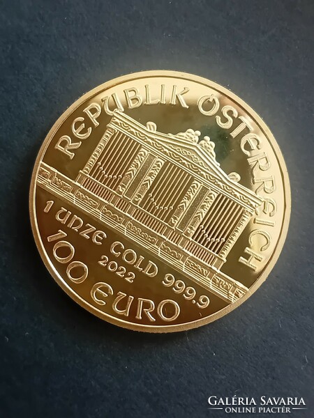 100 eurós osztrák érme