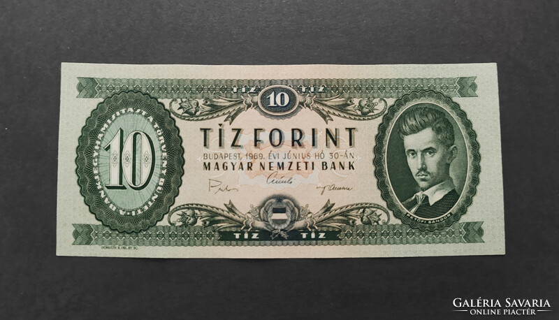 10 Forint 1969, EF+
